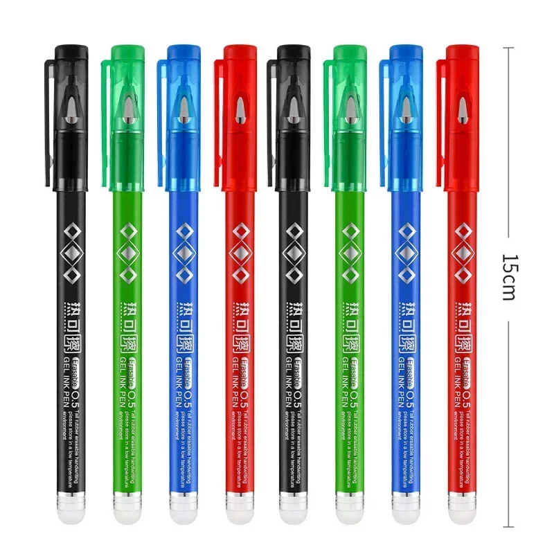 12 pz/set Penna Cancellabile Creativa di Grande Capacità 0.5mm Multi-colore Inchiostro Esame di Scrittura Penna Neutra Forniture di Cancelleria Per Ufficio Scolastico