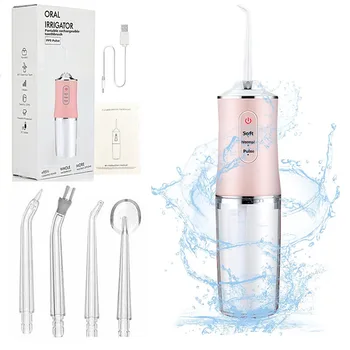 Professional floss cordless travel white 360 ​​rotating nozzle 1200mah waterproof dental children oral irrigator water dental flosser