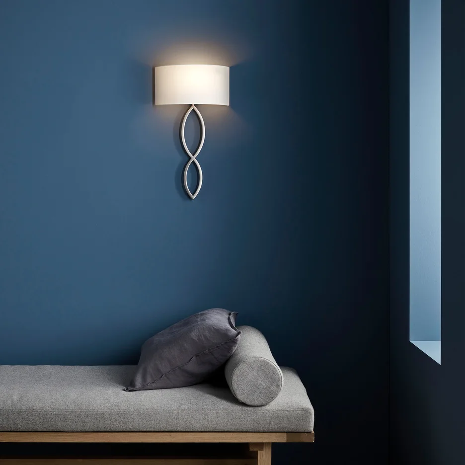 دائرة النسيج مصباح جداري LED ضوء غرفة المعيشة حائط الخلفية ضوء غرفة المعيشة غرفة نوم غرفة الطعام الإبداعية الحديد الفن