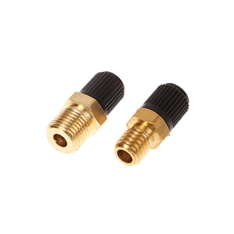 1PC DIY Accessories Air Compressor Tank Fill Valve Hexagonal Brass Tank Fill Valve M8/M10 Threaded Valve Core