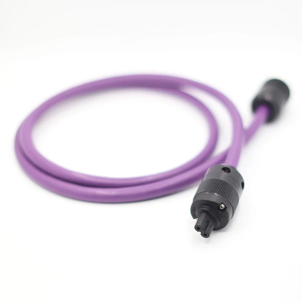 Cavo di alimentazione AC-313 OFC con connettore di alimentazione americano placcato in oro Cavo di alimentazione CA + connettore IEC Fingure 8