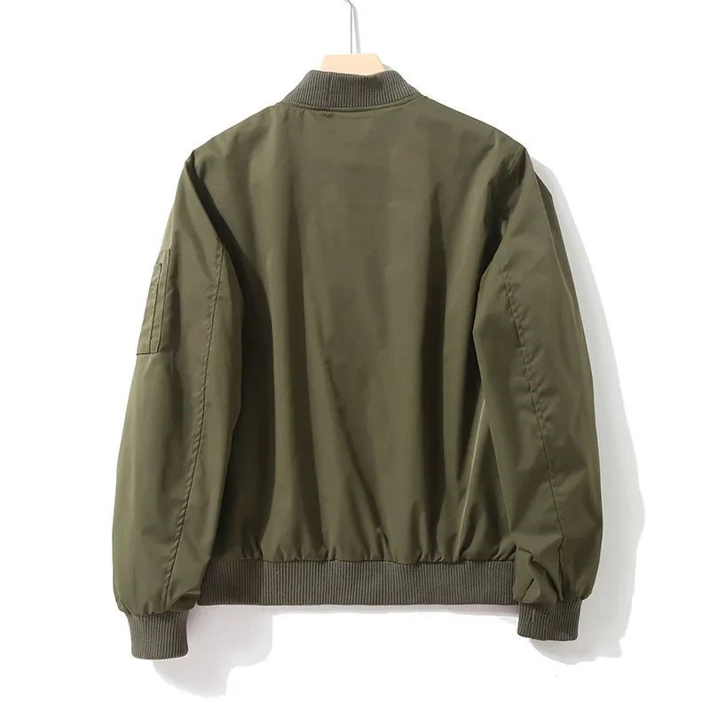 Men's Autumn Windproof Water - Repellent Pilot Jacket, Baseball Collar Outdoor Casual Trendy Coat