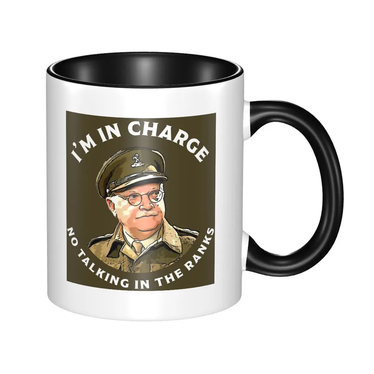 Dad's Army Captain Mainwaring British Nostalgia Mug Funny Ceramic Coffee Cups Tea Mugs Milk Cup Drinkware Gift for Friends
