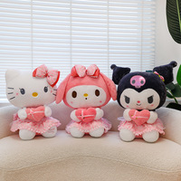 30cm Cute Sanrio Dolls Kurom Hellokitty Melody Soft Plush Dolls Toys & Hobbies Stuffed Animals Christmas Birthday Gifts For Kids