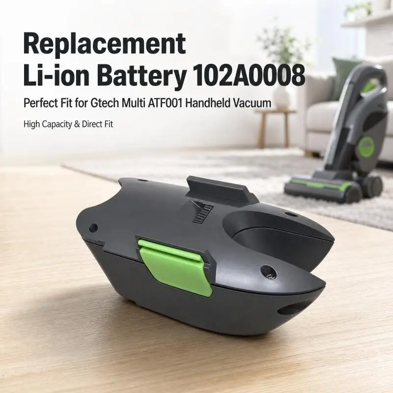 Replacement Li-ion Battery 102A0008 Compatible with Gtech Multi ATF001 Handheld Cordless Vacuum Cleaner