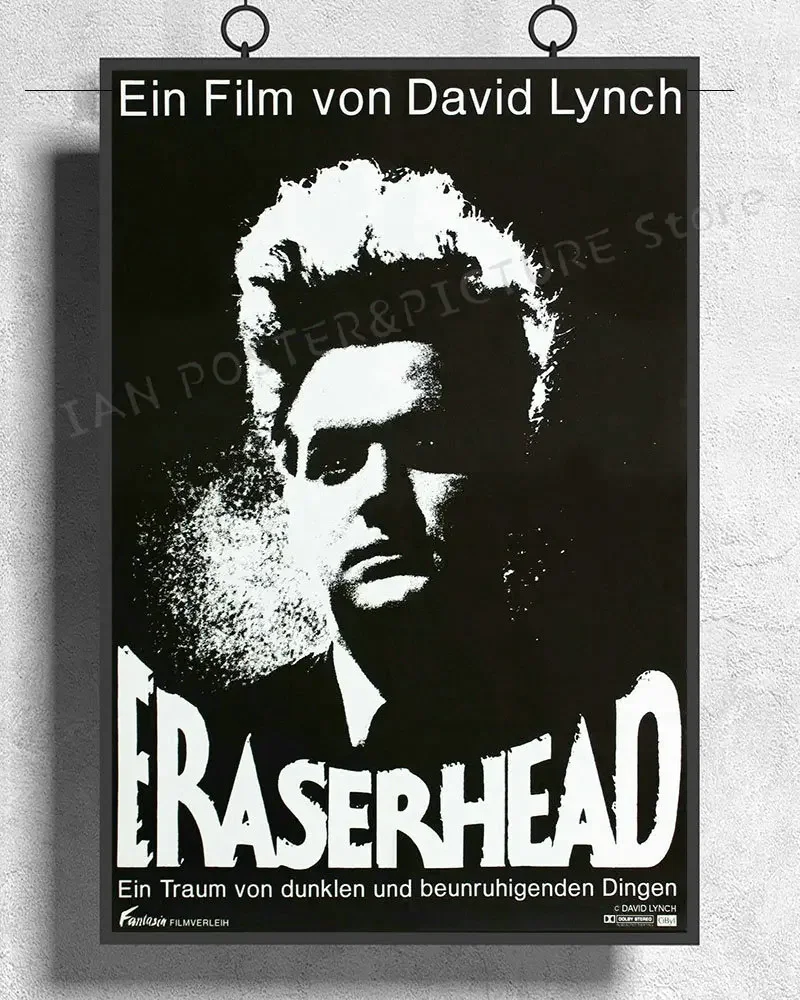 NJ825 ERASERHEAD Movie Horror Surreal David Lynch House Wall Sticker Silk Poster Art Home Decoration