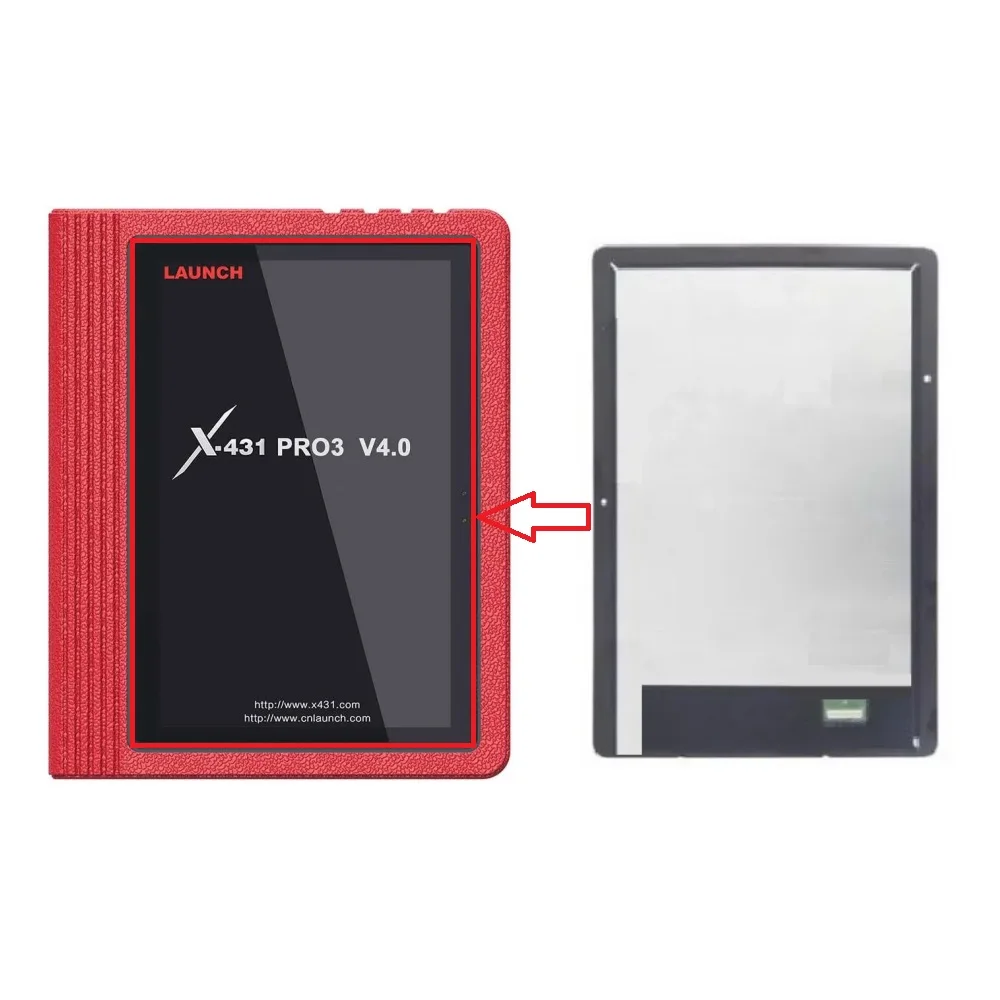 

10.1 inch LCD For LAUNCH X-431 PRO3 V4.0 Display With Touch panel Digitizer Assembly