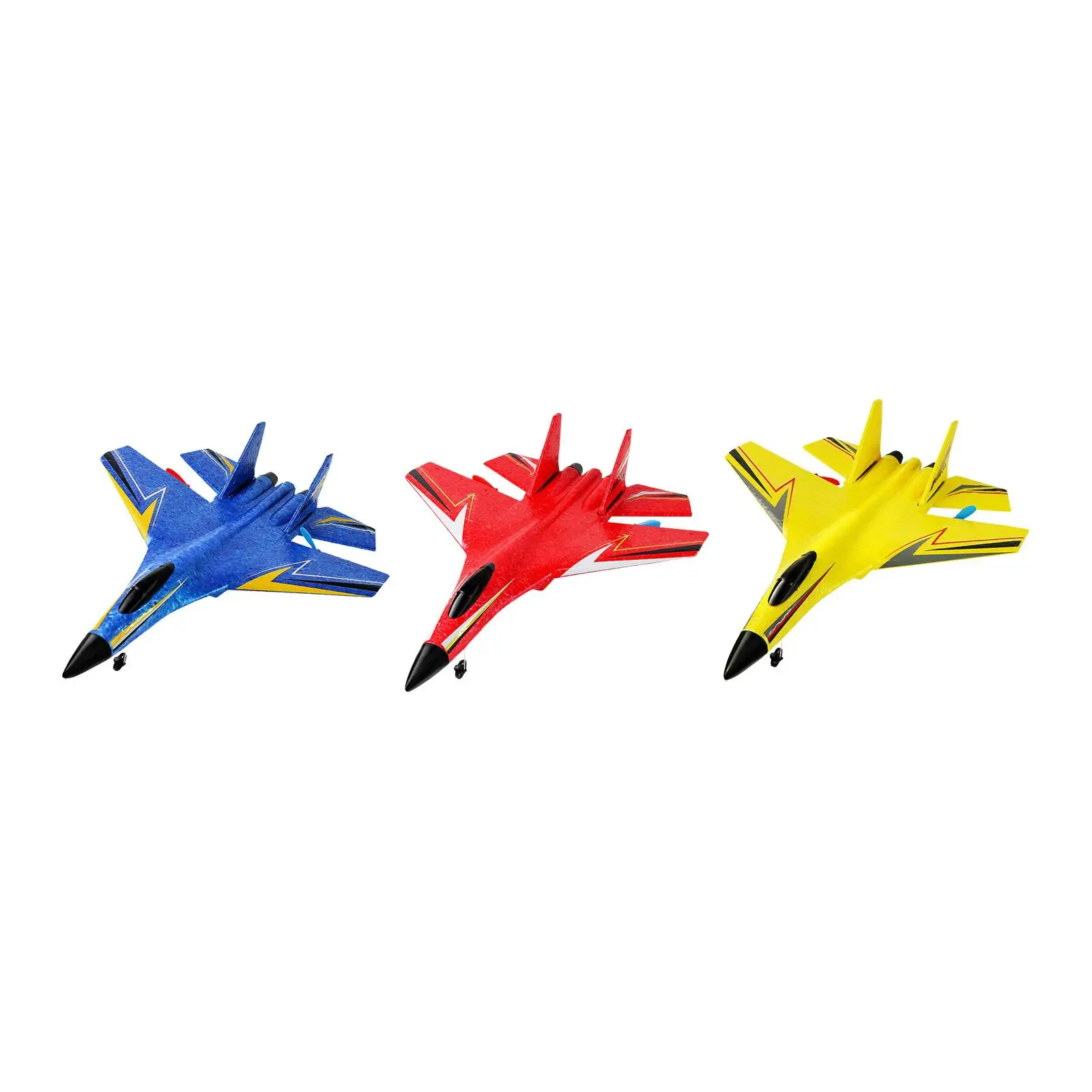 2.4G 2 Channel Remote Control Plane Fighter Glider RC Fixed Wing Plane for Children Kids Beginners Boys Girls Adults