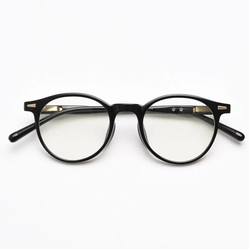 Mimiyou TR90 Nieten-Rundbrillengestell für Damen Vintage Anti-Blaulicht Optische Brillen für Herren Brillengestell UV400 Computerbrille – Detail 11