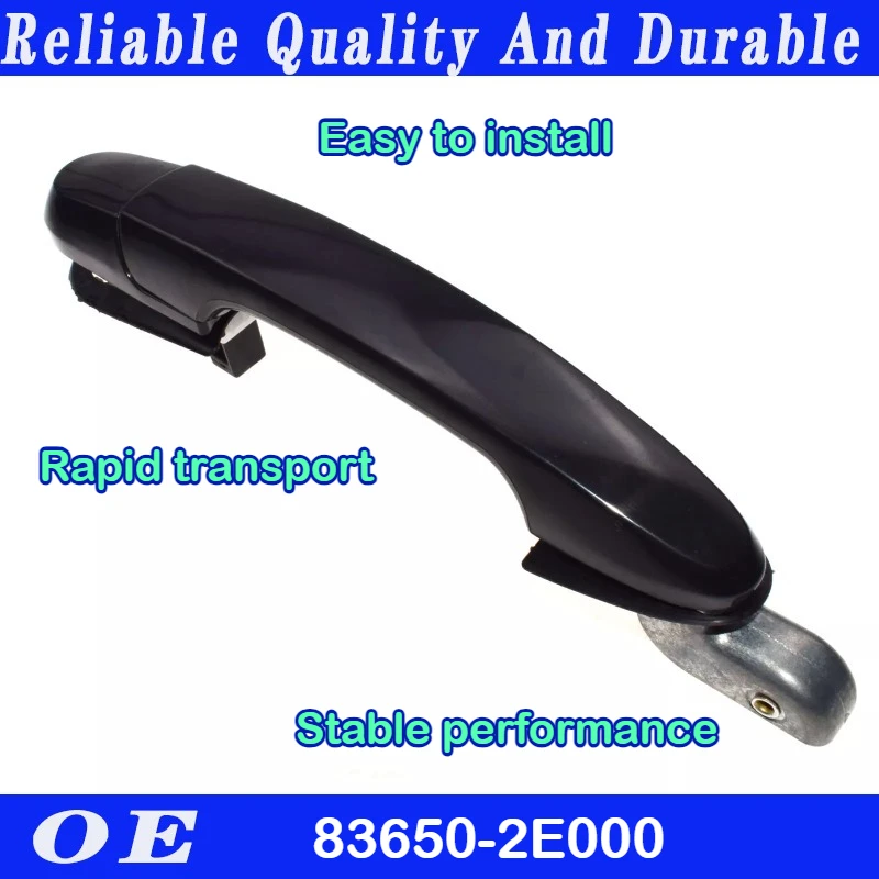 

High quality Black Outside Door Handle Rear Left Left or right For 05-09 Hyundai Tucson 83650-2E000 836502E000 car accessories