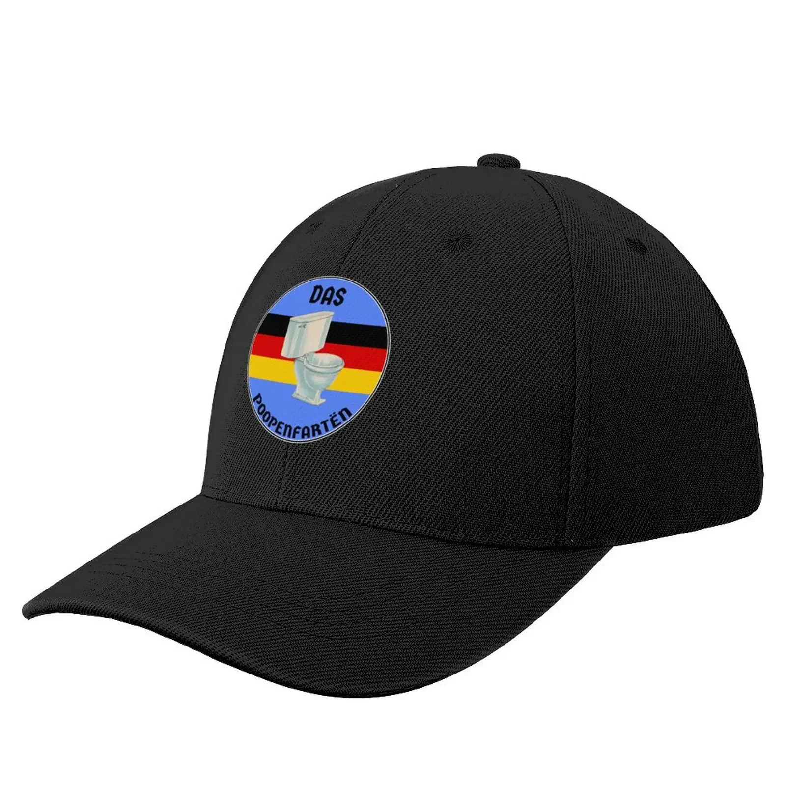 Das poopenfarten german toilet humour fart meme Baseball Cap Gentleman Hat black funny hat Sun Cap Girl Men's