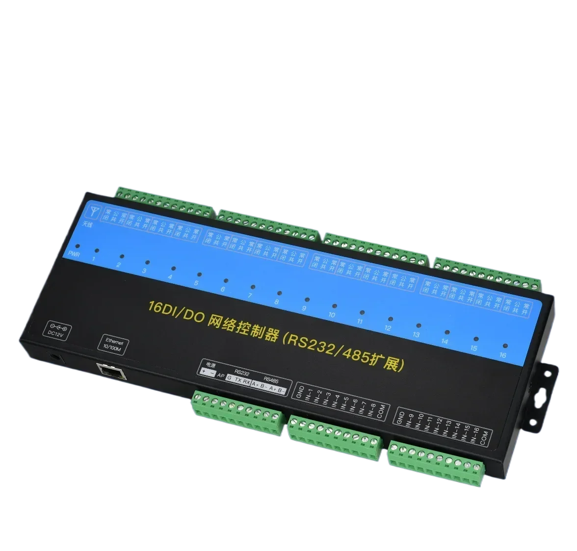 Network Relay Control Module Switching Value Acquisition I / O Control Card Remote IP 485