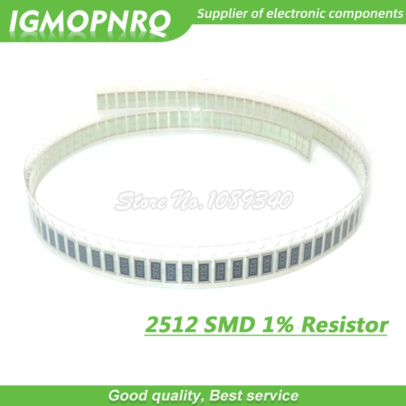 

50Pcs 2512 SMD fixed resistor 1% 0.1R 0.01R 0.05R 0.001R 0.33R 1R 0R 10R 100R 0.001 0.01 0.1 0.33 0.05 0 10 100 ohm 2512-1R