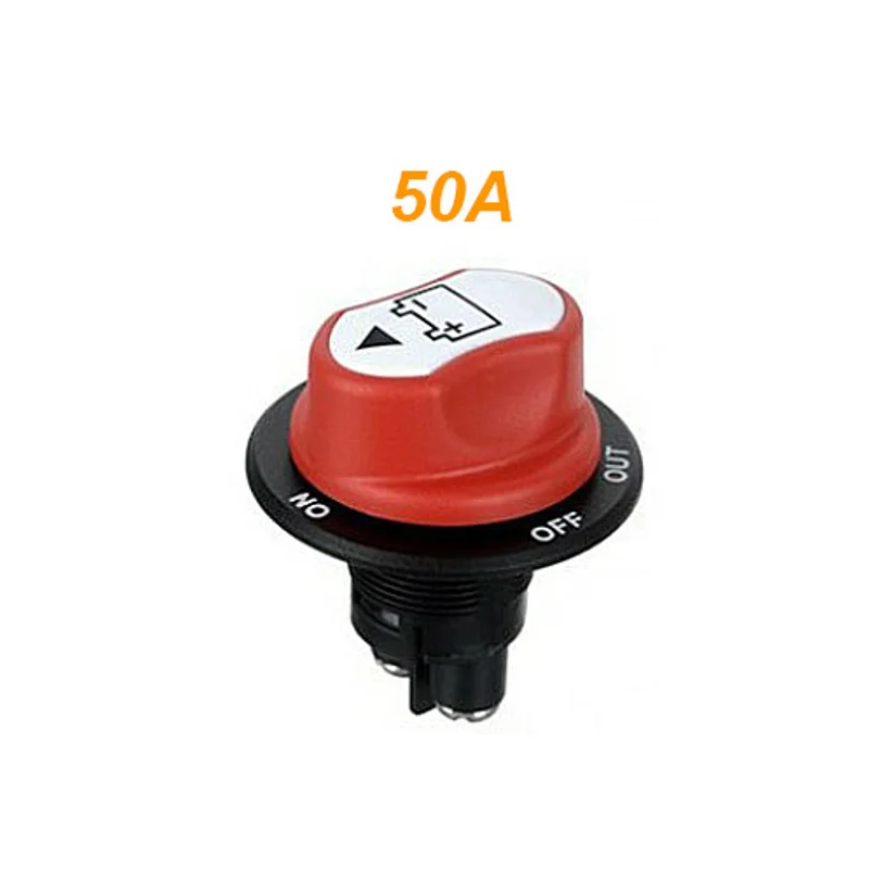 DC 12V 50A 100A 200A 300A Car Rally Battery Switch Disconnecter Power Isolator Cut Off Switch Kit For Truck Car Motorcycle Boat