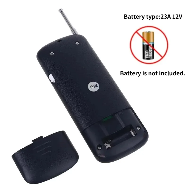 18CH Channel 433MHz Remote Control RF Remote Control Wireless Transmitter Learning Code 1527 for Gadget Gate Garage Door