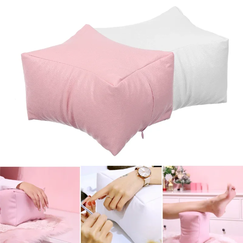 Soft PU Nail Art Table Hand Rests Salon Manicure Pedicure Hand Foot Pillow Arm Rest Cushion Holder Nail Accessories Tools