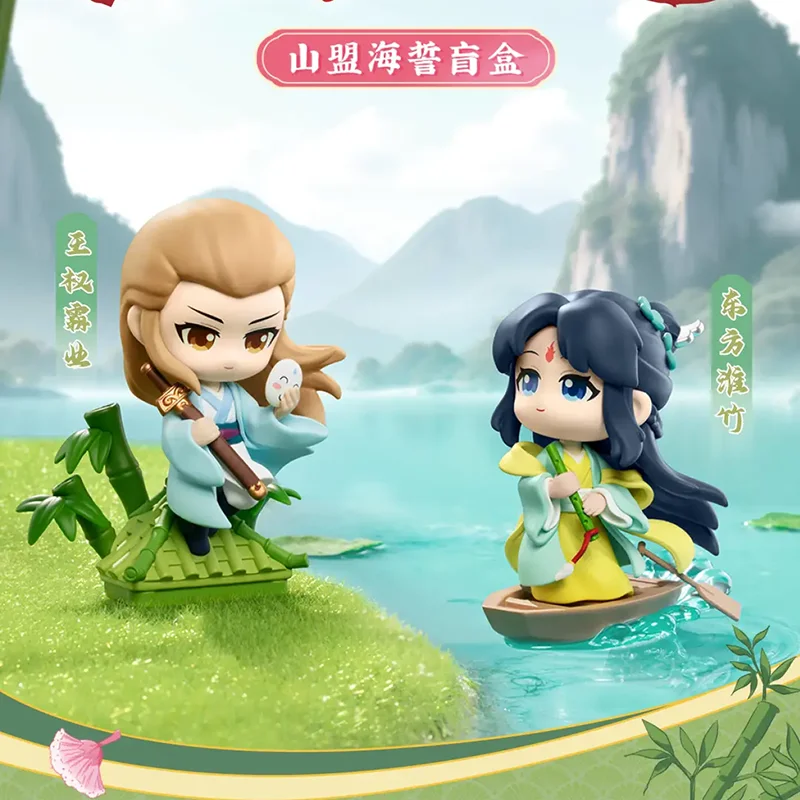 

Подлинная лиса, демон, маленькая красная девичь, периферийная глухая коробка, серия Mountain Alliance Oath, подарок для пары, декор для друзей, модная игрушка