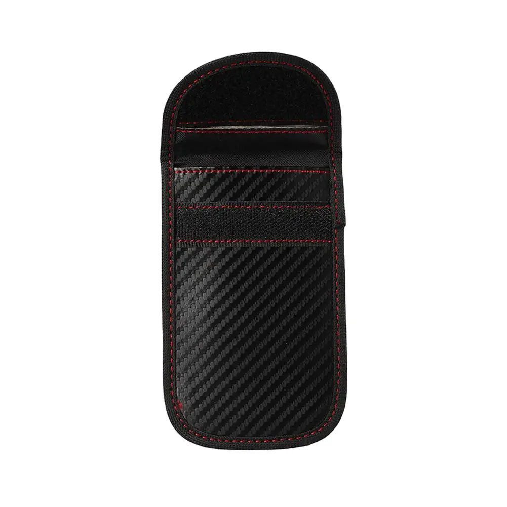 Car Key Signal Blocker Case Anti-Theft Faraday Pouch RFID Shielding Bag for Keyless Entry Remote Keys & Credit Cards view 4