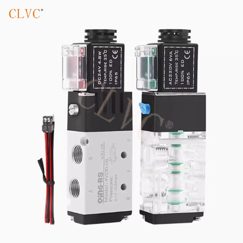 Cylinder switch pneumatic solenoid valve 4V210-08 AC220V two position five way electronic control valve 4V110-06B