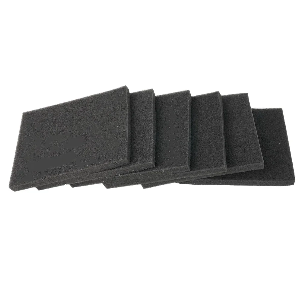 Filtros de esponja de piezas para aspiradora doméstica, herramienta de limpieza 132X112X10mm, FC8140, FC8142, FC8144, FC8148, 6 unidades