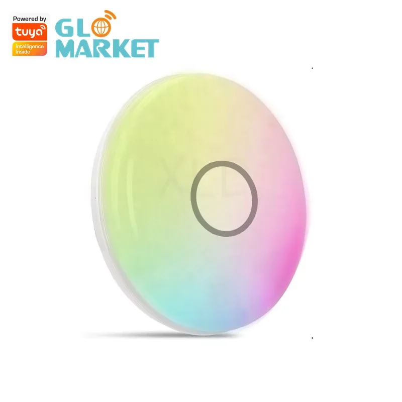 

Glomarket Smart Home Lights Music Ceiling Dimmable Lamp Remote Control 24W LED Lamp Light RGB Multi Colour Smart Ceiling Light