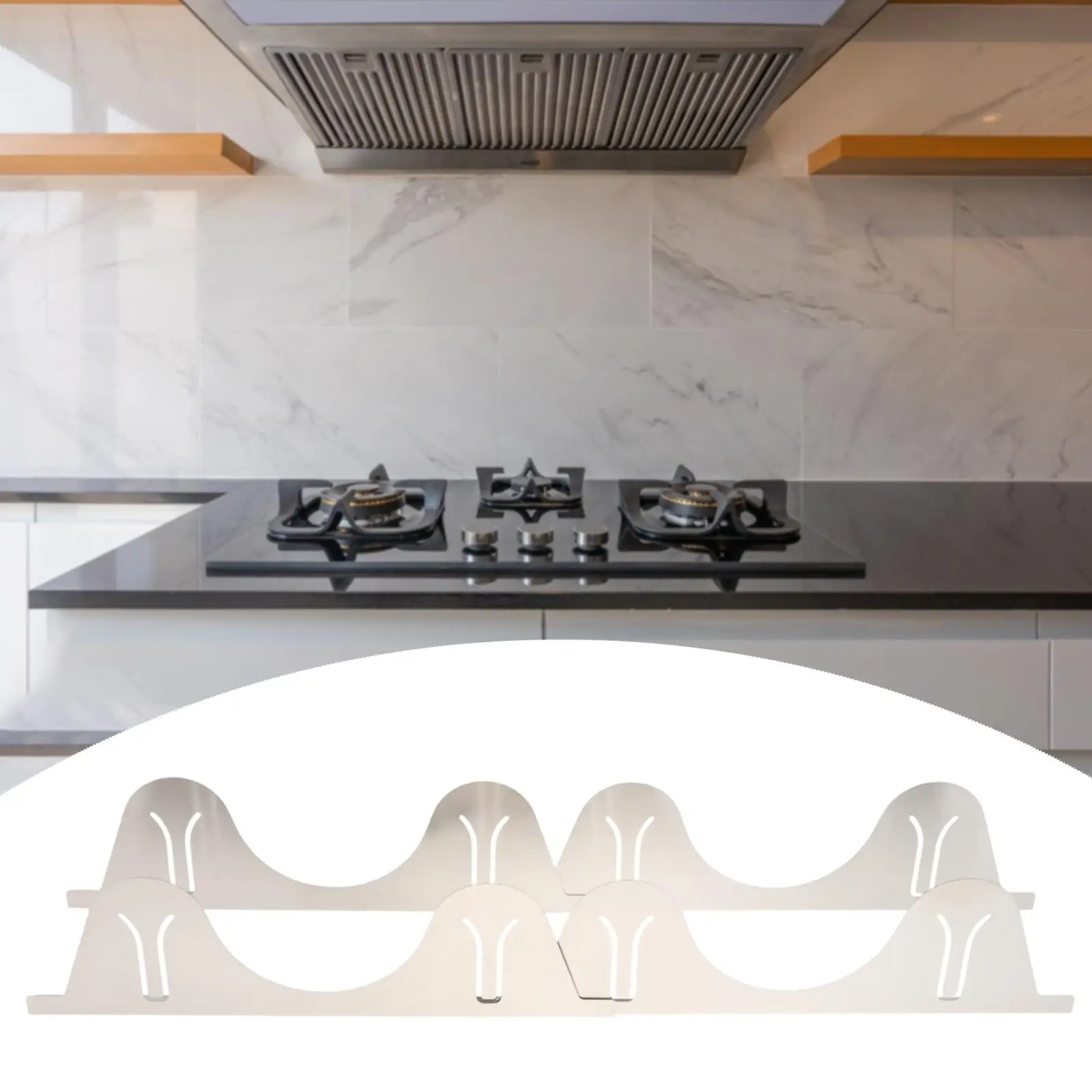 4Pcs Stoves Counter Gap Cover Gap Guards Sturdy Countertop Gap Protector Edge Gap Cover Stove Gap Cover for Countertop Stovetop