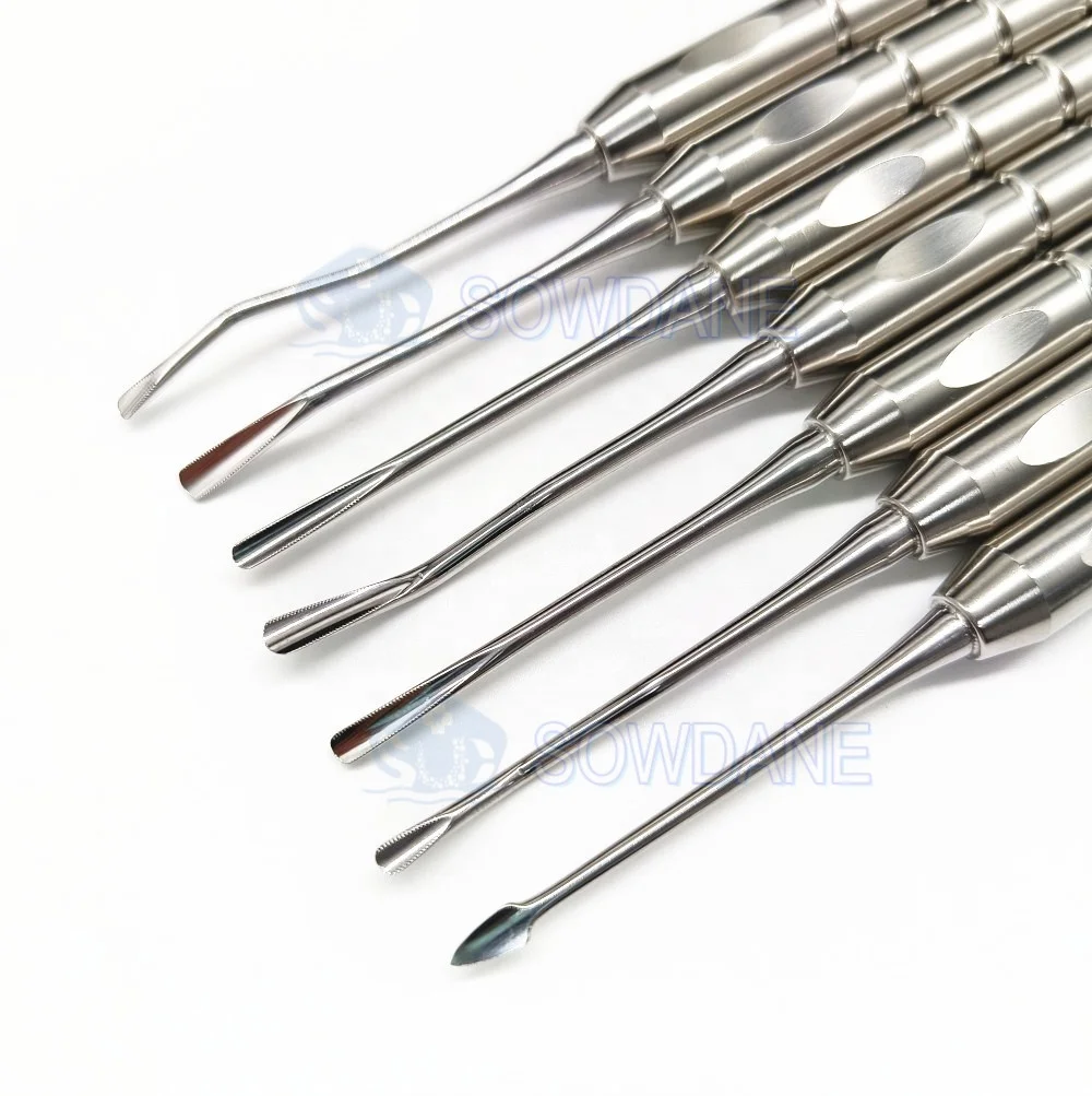 

T Лабораторные имплантаты, роскошный корневой зубной лифт, нож для извлечения стоматологов, инструменты, инструмент для извлечения зубов, лифт