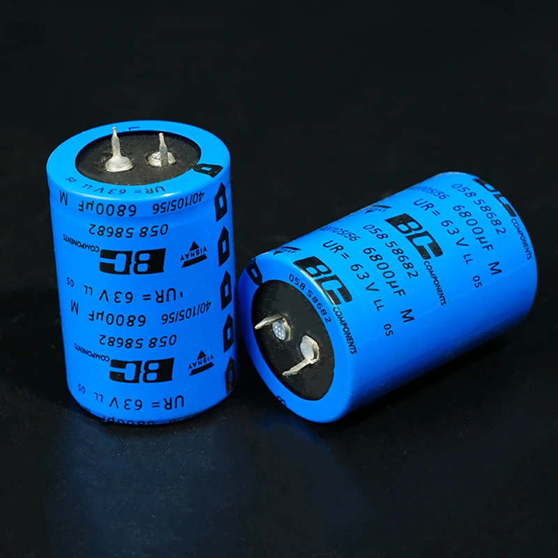 4pcs/lot brand new original VISHAY BC audio LL 63V6800uF fever filter aluminum electrolytic capacitor 058 series free shipping