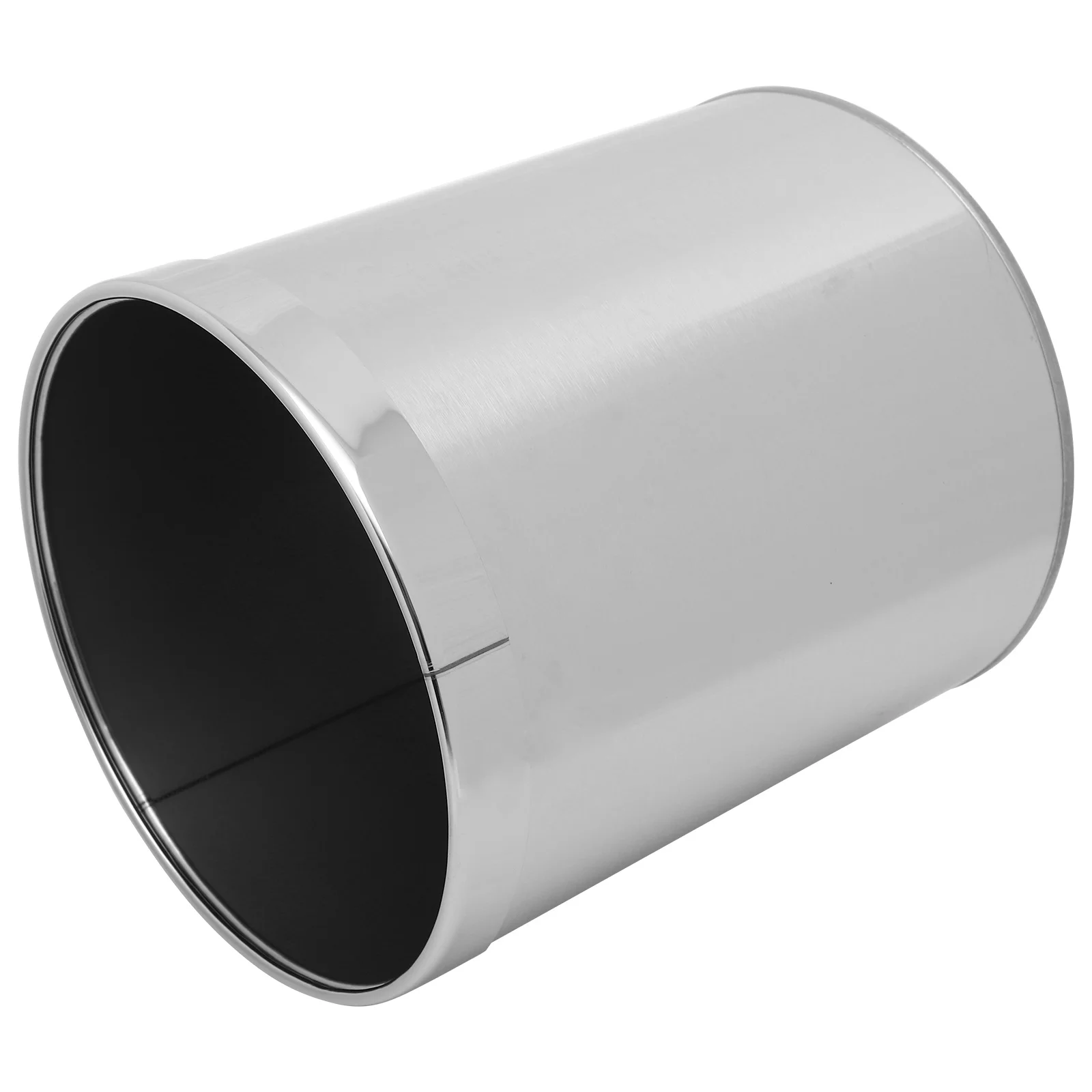 

Round Stainless Steel Trash Can Large Capacity Kitchen Wastebasket Bathroom Garbage Bin Strong Bearing