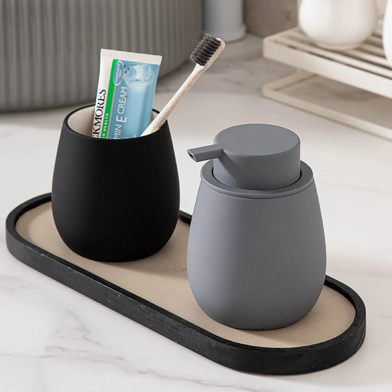 

Пресс-образная бутылка для лосьона, бутылка для дозирования дезинфицирующего средства для рук, современный керамический шампунь для розлива воды, аксессуары для ванной комнаты