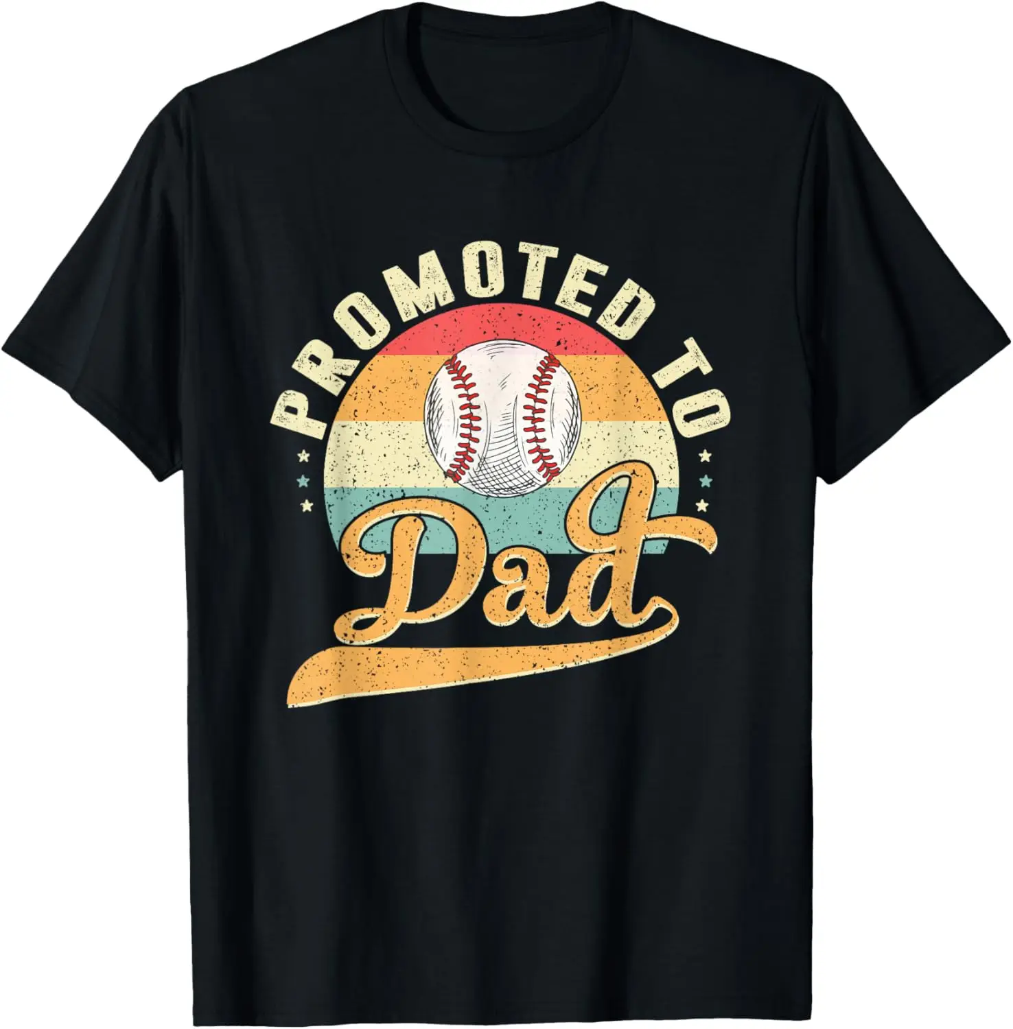 Promoted To Daddy Expecting Soon To Be Dad Father Baseball T-Shirt