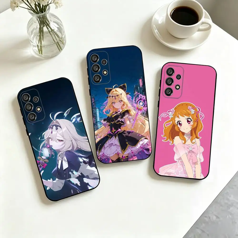 Moria Ruruka-A Star Detective Precure  Phone Case Black Silicone Soft For Samsung S25,S24,S21,S22,S23,S30,Ultra,S20,Plus,Fe,Lite