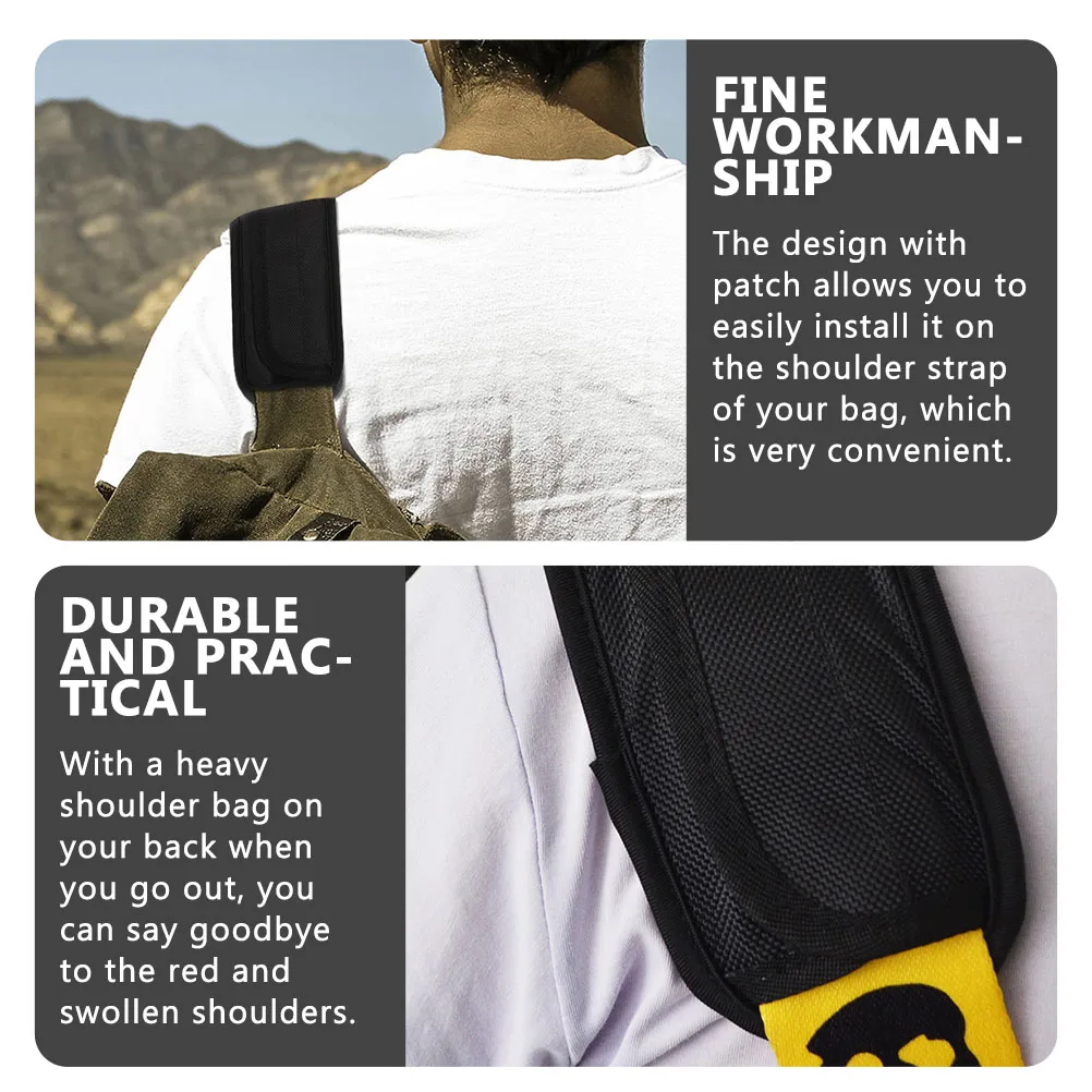 

Wide Shoulder Pad Strap Bags Cushion Backpack Polyester Cotton Lightweight Comfort Soft Textured Practical Guitar Pads Shoulder