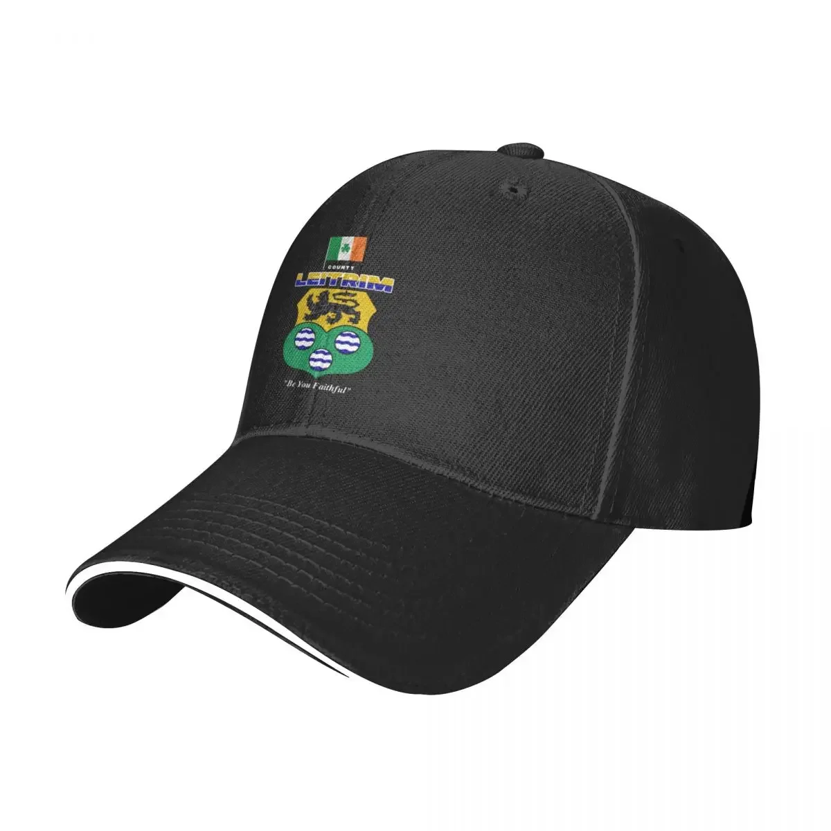 County Leitrim Ireland - Official Crest Baseball Cap hard hat Beach Women Beach Fashion Men's