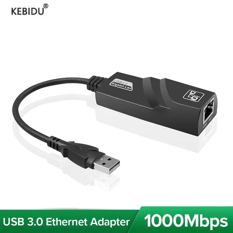 

Network Card USB 3.0 Ethernet Adapter Type-C to Gigabit Rj45 Lan 10/100/1000Mbps USB2.0 Ethernet Adapter for Windows10 PC Laptop