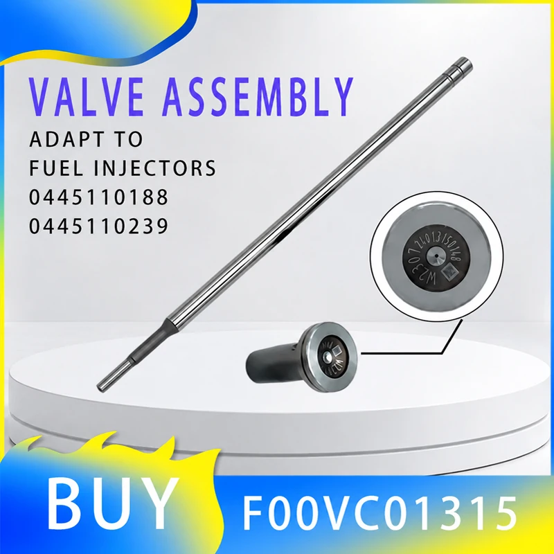 F00VC01315 Common Rail Injector Control Valve Assembly For 0445110136 0445110188 0445110239 0445110259 Injector LF342