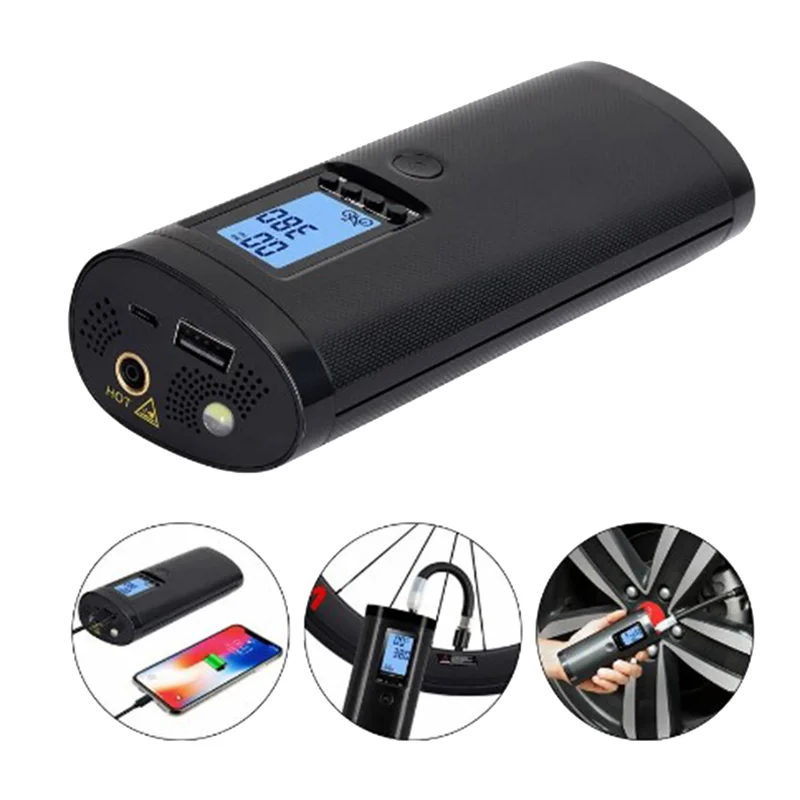 Multifunctional Digital Display Pump Tire Electric Pump Car Inflatable Pump Auto and Motorcycle Supplies