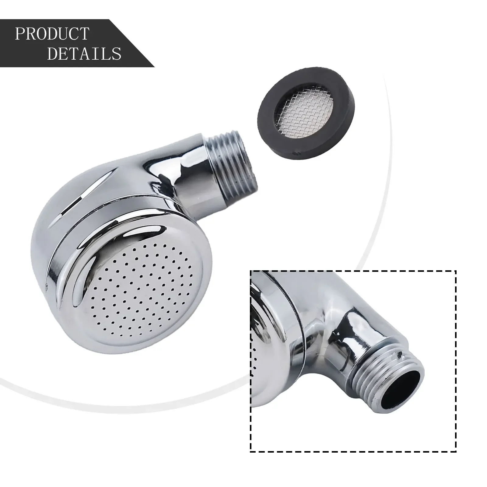 Barber Shop Shower Head Pressurized Shower Head Salon Barber Shop Single Head Design Versatile Usage Easy Installation