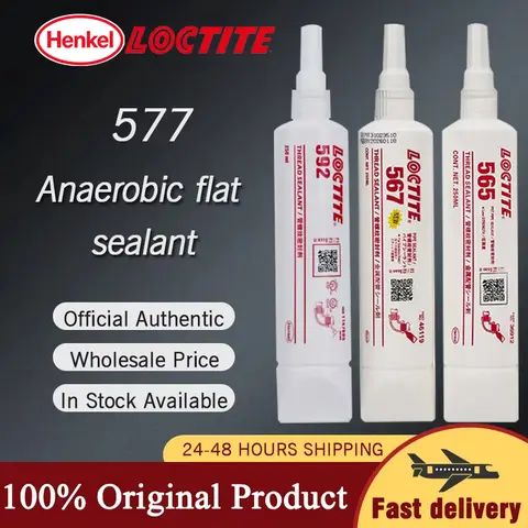 Loctite 565 567 572 577 Thread Sealant 50ml 250ml Food Grade High Pressure Pipe Thread Sealant Glue