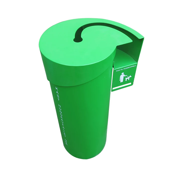 

public hot selling pet dustbin metal trash can large galvanized steel recycle waste bin