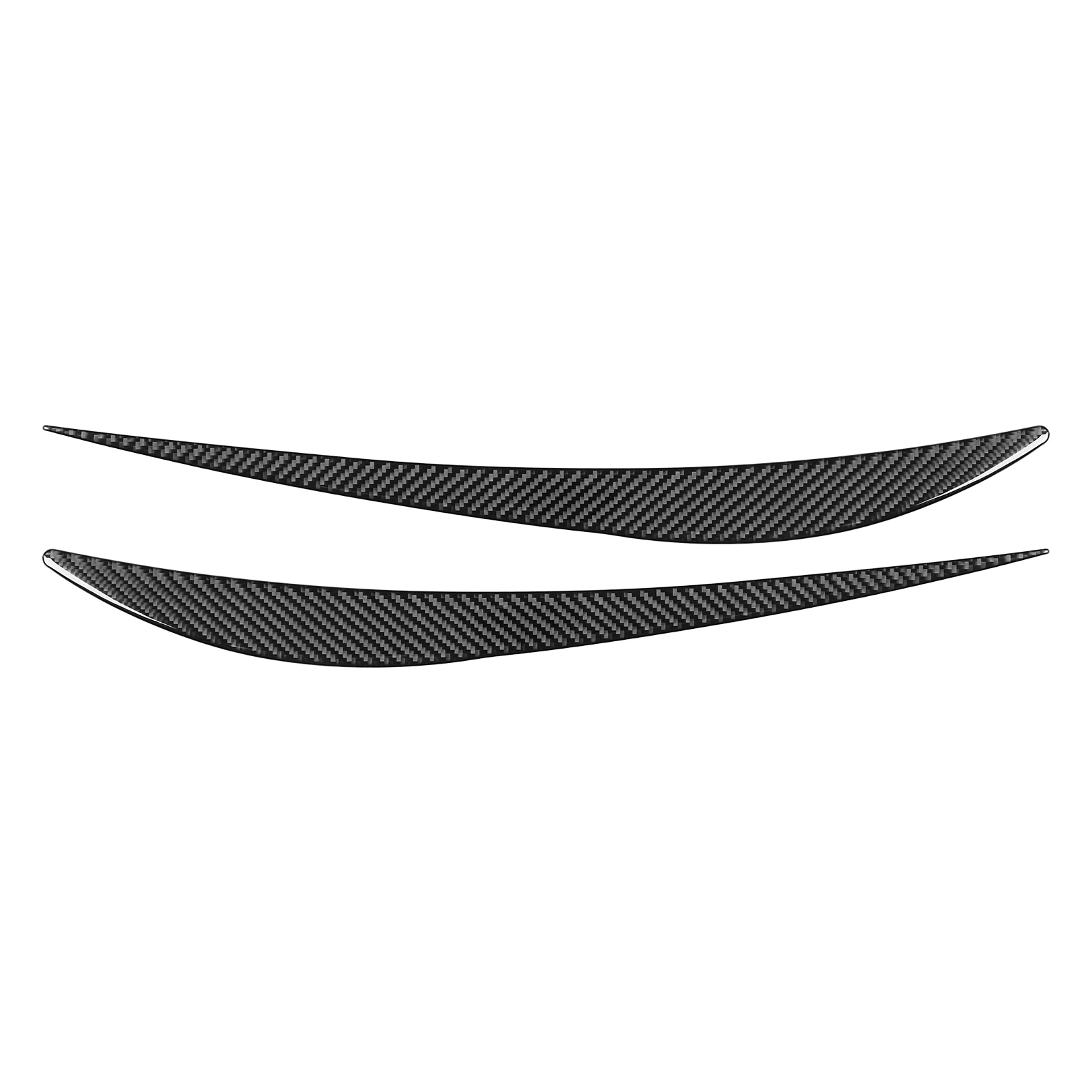 1 Pair Front Headlight Eyelid Eyebrow Cover Trim Carbon Fiber Car Styling Accessories For BMW BMW 8 Series G14 G15 G16 2019-2023