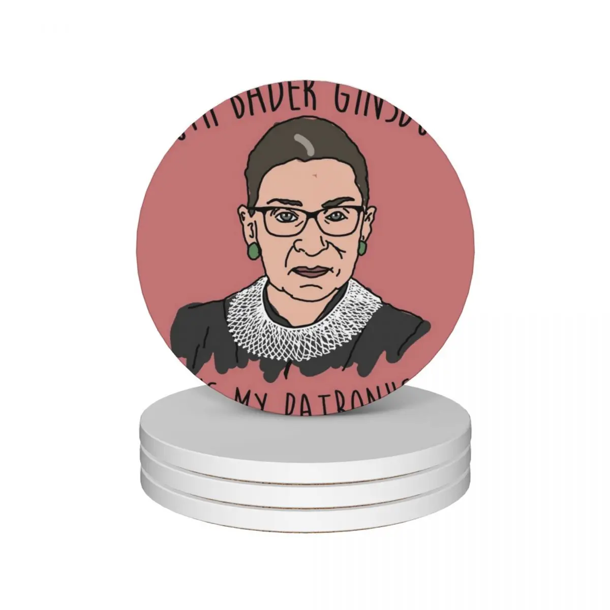 

Expecto RBG Ceramic Coasters (Set of 4) cute cup black cute kitchen bulk Coasters