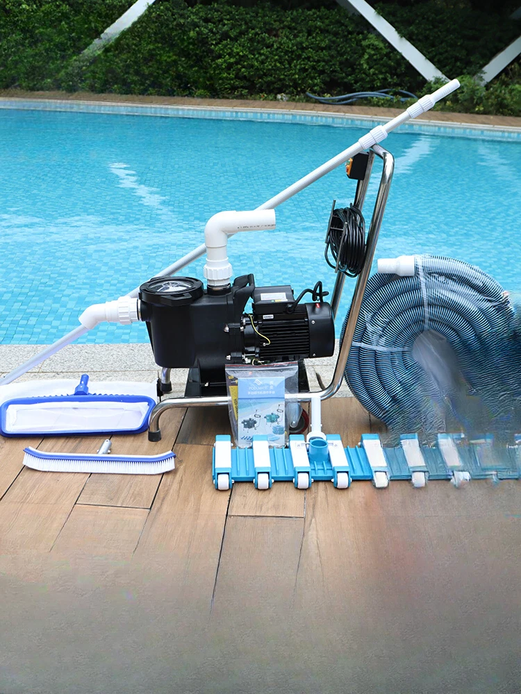 Swimming pool sewage suction machine water pump underwater vacuum cleaner pool bottom manual cleaning washing machine