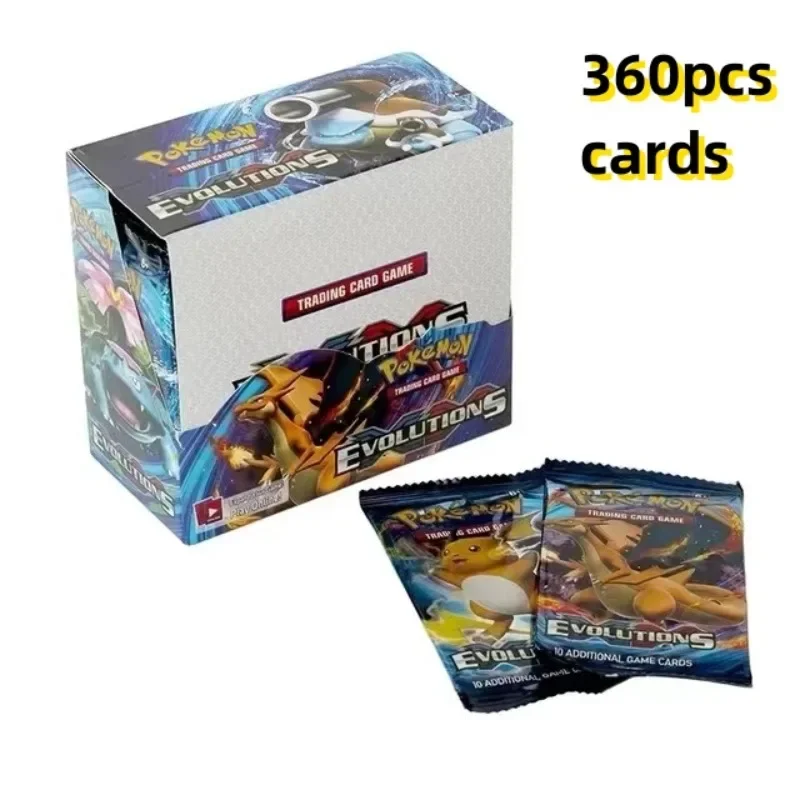 Nowe 360 szt. Pudełko na karty Pokemon lśniące losy w stylu angielskim Booster Battle Carte handlowa gra karciana karty kolekcjonerskie zabawki