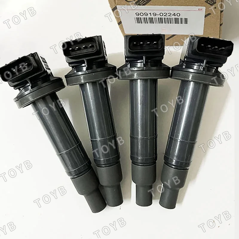 4PCS 90919-02265 90919-02240 Ignition Coil For Toyota Scion IQ Corolla Yaris Prius XA XB 1.5L 9091902265 90919 02265 10R-034811