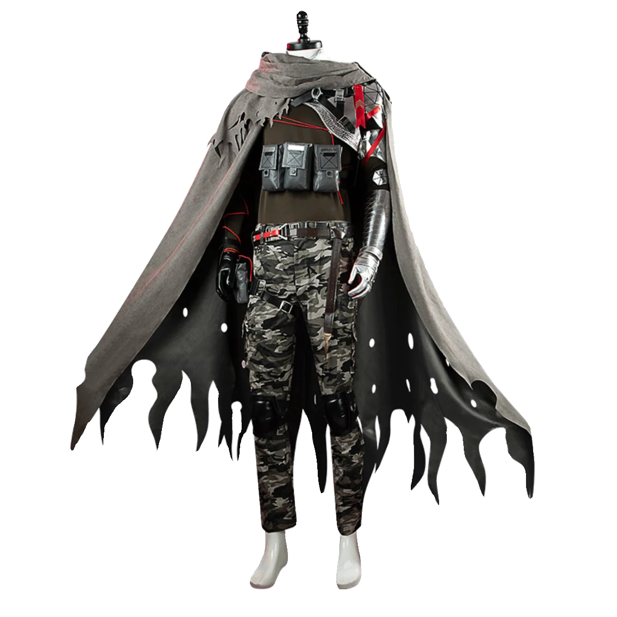 Customized Cape, Cloak, Camouflage Pants Cosplay Outfit
