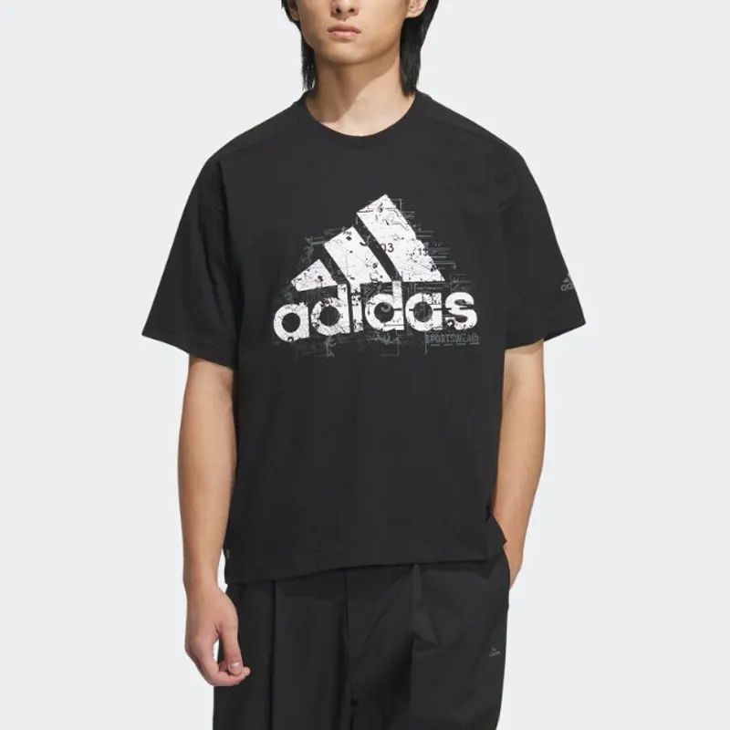 

Adidas Official Genuine Summer New Men's Breathable Round Neck Short Sleeve IA9429