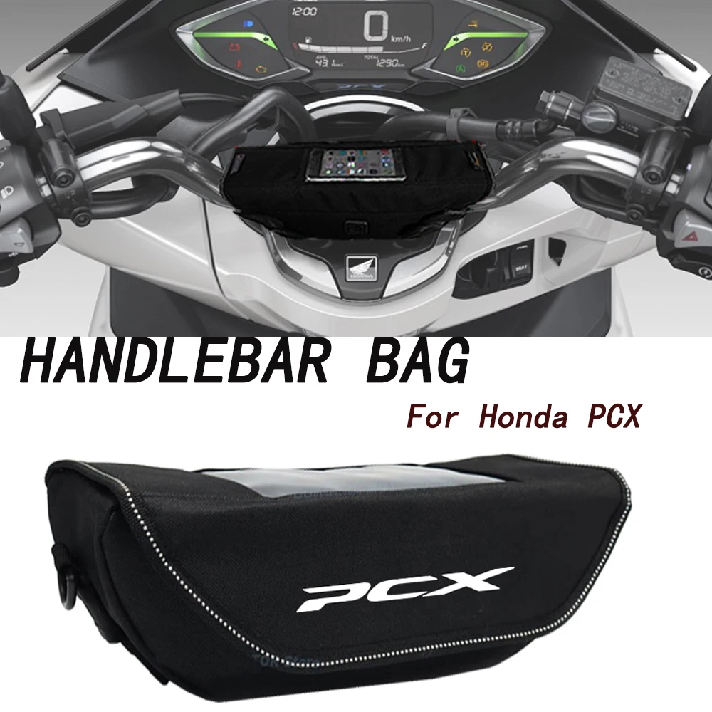 

For Honda PCX Motorcycle accessory Waterproof And Dustproof Handlebar Storage Bag navigation bag