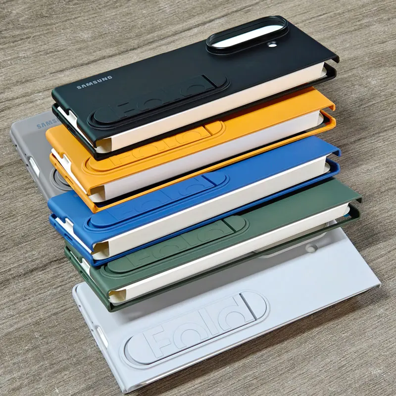 Luksusowe etui z funkcją stojaka do Samsung Galaxy Z Fold7 Fold 7, plastikowe, odporne na wstrząsy, twarda obudowa ochronna do Z Fold7 5G — zdjęcie produktu 5