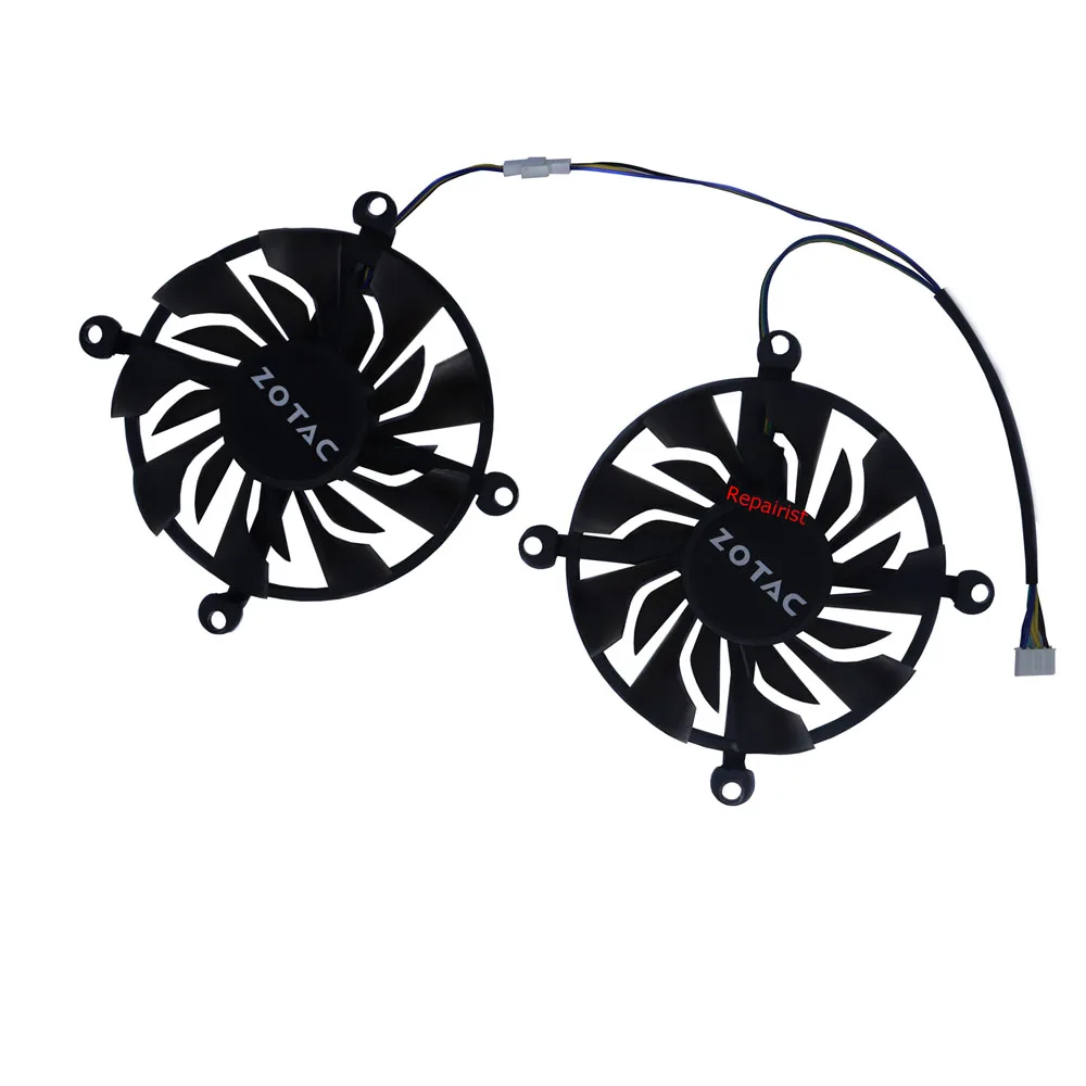 2Pcs/Set,GPU Card Cooler Fan,GA92S2H,For ZOTAC GTX1060-6GD5,ZOTAC P106-100 6G,ZOTAC GTX 950-2GD5 HA,ZOTAC GTX 960-4GD5 HB